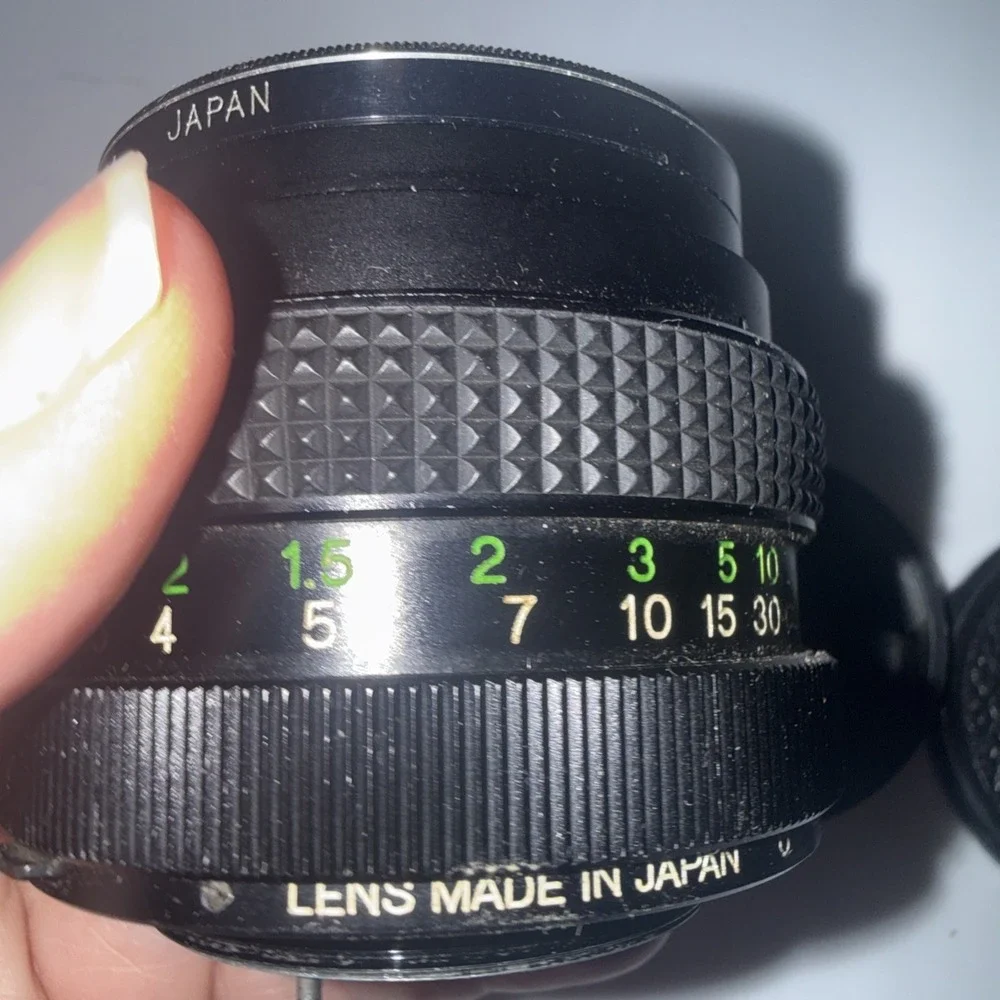 Vintage Camera Lens - Vivitar 49mm 1:1.8 Auto Caps Included